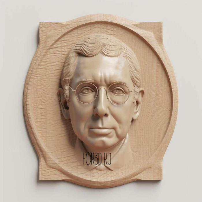 mitch mcconnell 4 stl model for CNC